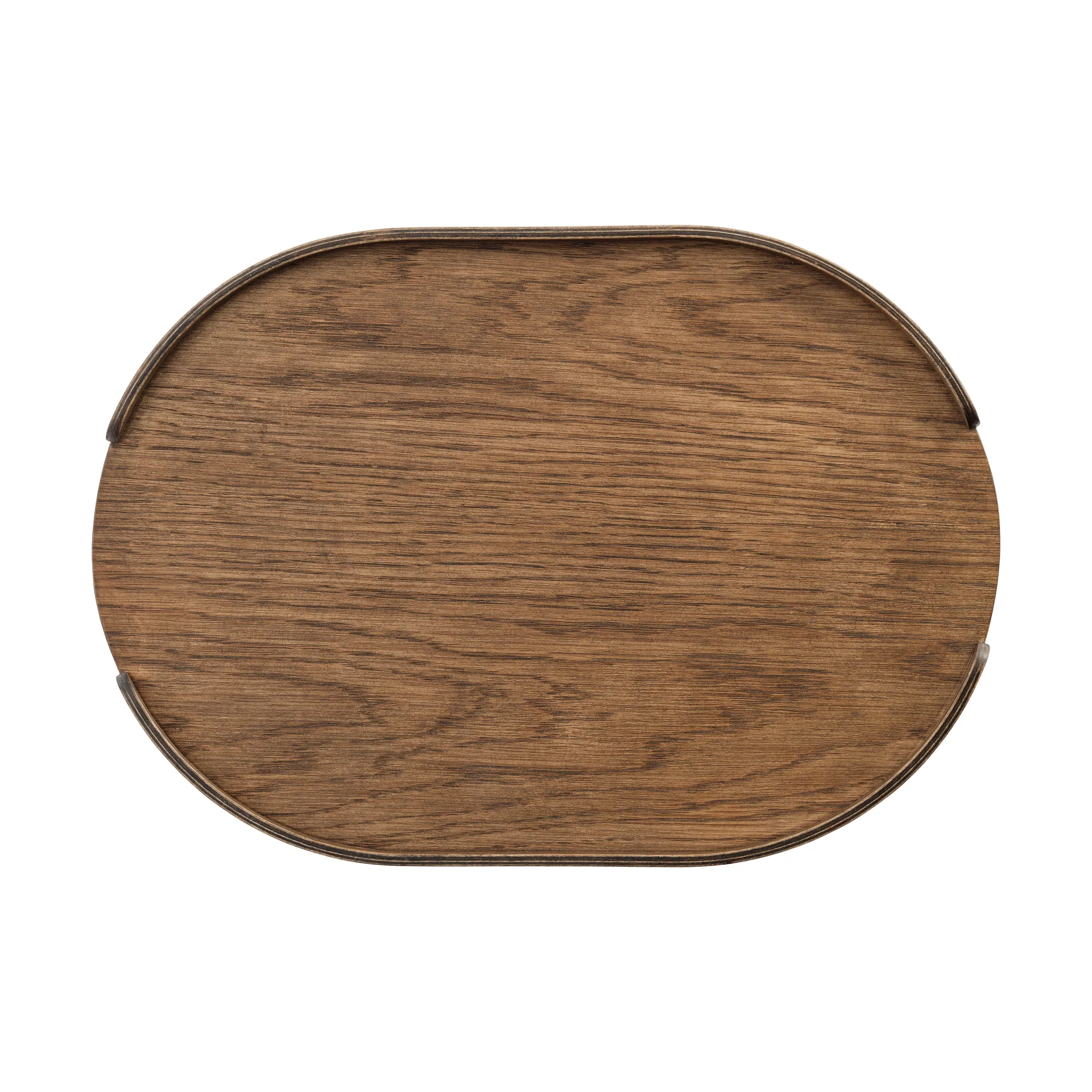 Plateau Woody, Chêne teinté foncé, 28x40 cm Cooee Design