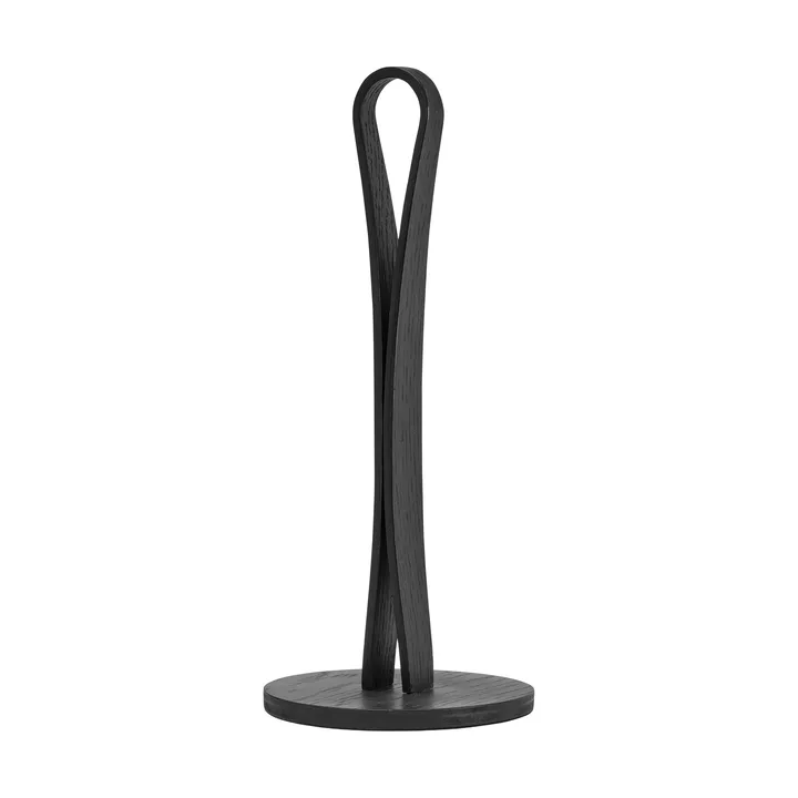 Porte-essuie-tout Woody - Chêne teinté noir - Cooee Design