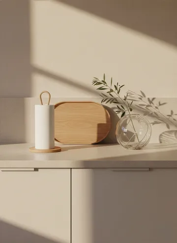 Porte-essuie-tout Woody - Chêne - Cooee Design