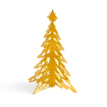 Sapin décoratif Pinetree 15 cm - Laiton - Cooee Design