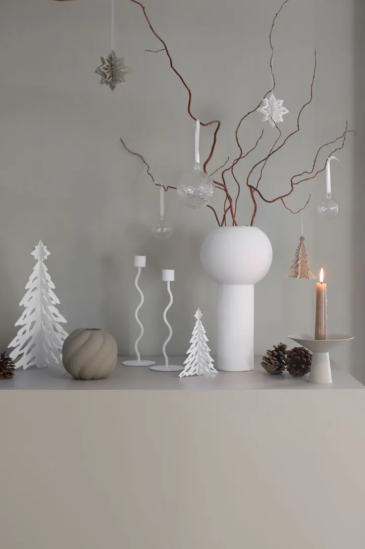 Sapin décoratif Pinetree 20 cm, Blanc Cooee Design