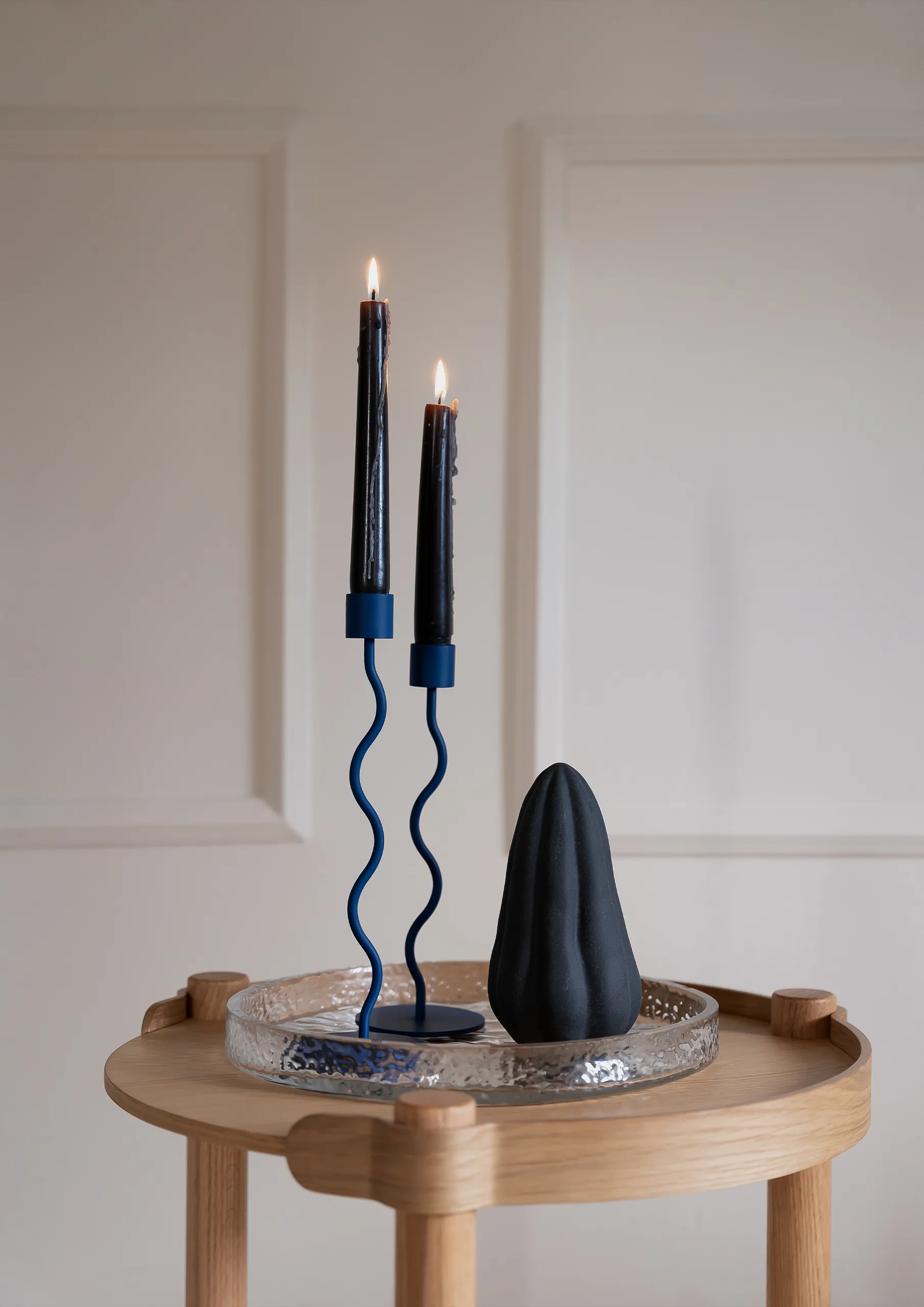 Sculpture Eden de 18 cm, noir Cooee Design