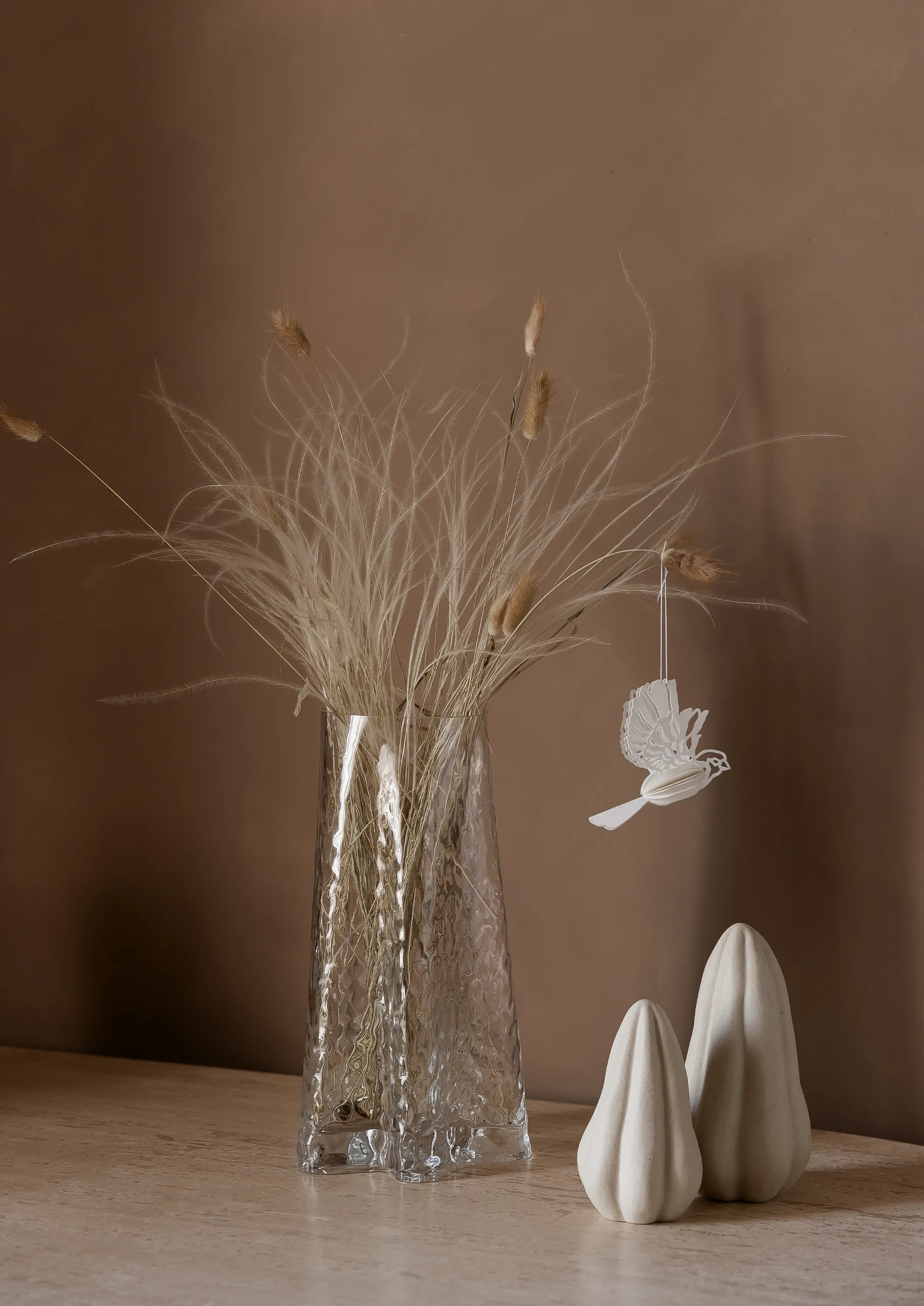 Sculpture Eden de 18 cm, Vanille Cooee Design