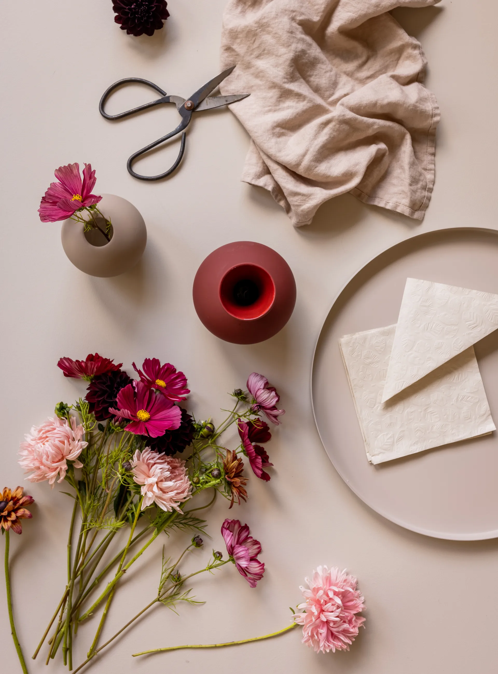 Serviette Cooee Leaf 33x33 cm 20-pack, Shell Cooee Design