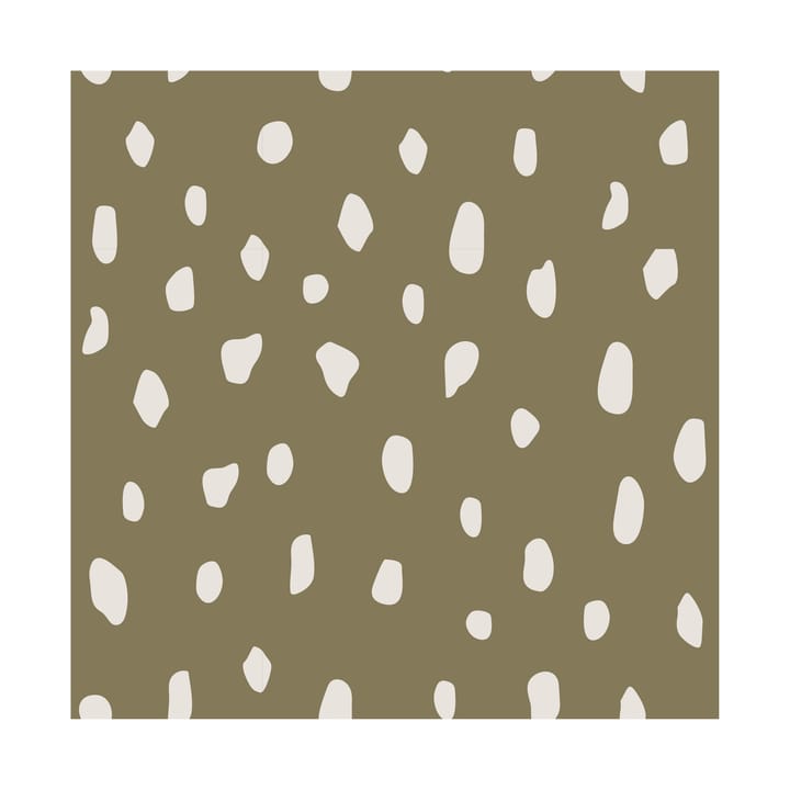 Serviettes Dots 33x33 cm Lot de 20 - Olive - Cooee Design