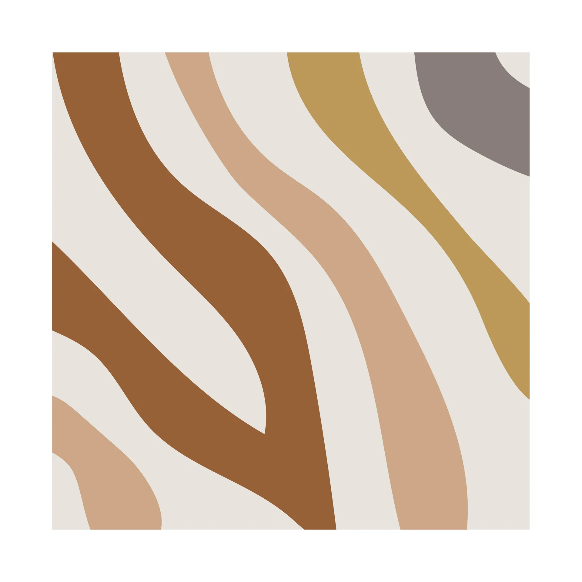 Serviettes Gotland 33x33 cm Lot de 20, Earth Cooee Design