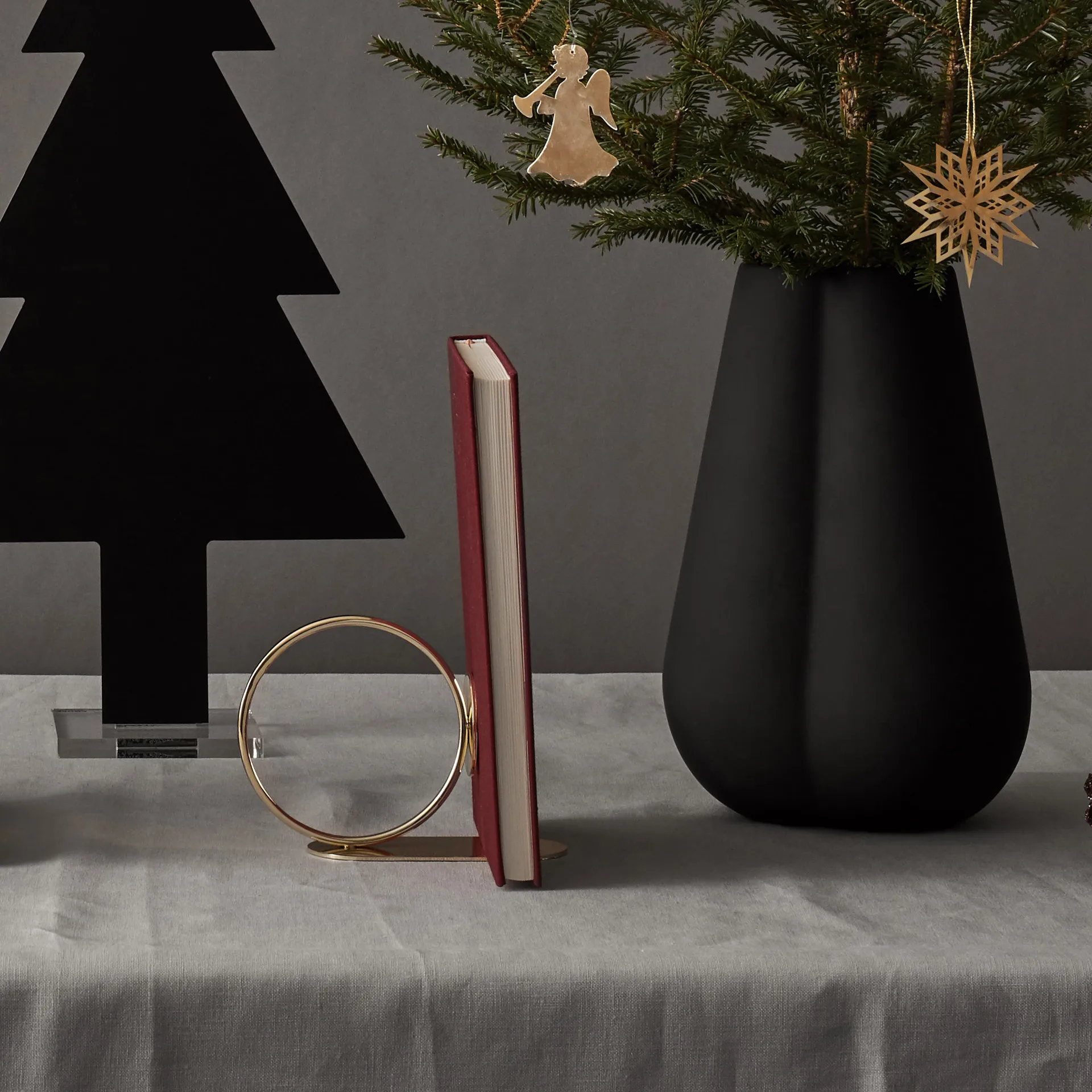 Support de livre Book Ring 10 cm, Laiton Cooee Design