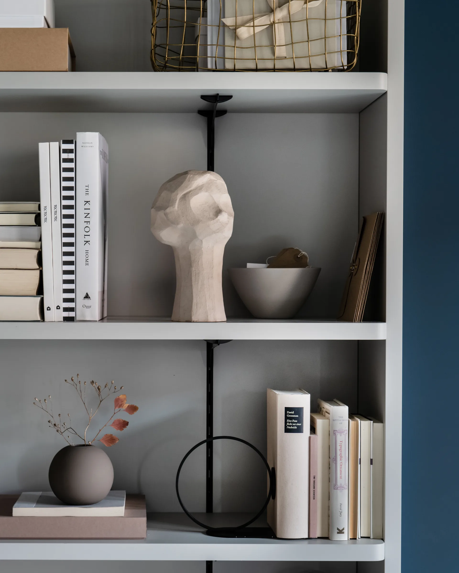 Support de livre Book Ring 10 cm, Noir Cooee Design