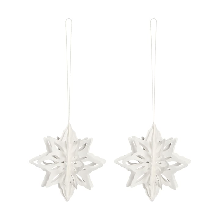 Suspension décorative en forme d'étoile Paper Nova lot de 2 - Naturel - Cooee Design
