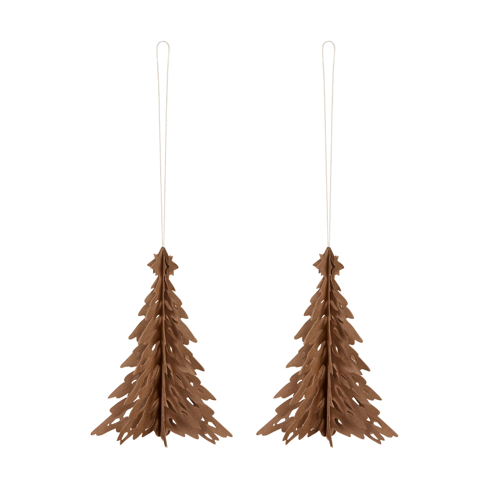 Suspension décorative Paper Pinetree lot de 2, Café Cooee Design