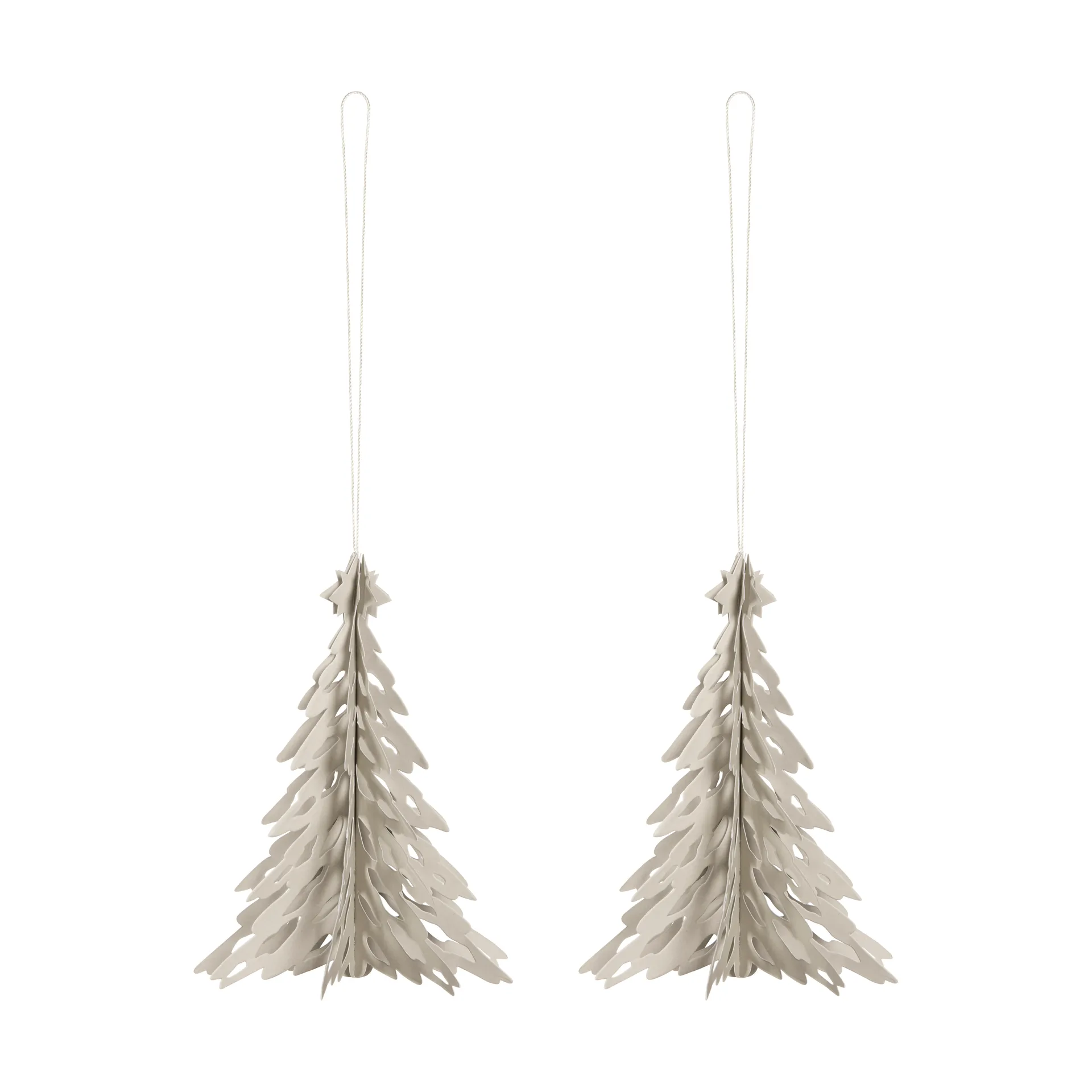 Suspension décorative Paper Pinetree lot de 2, Sable Cooee Design