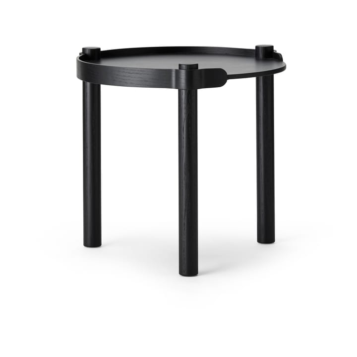 Table Woody Ø45 cm - Chêne teinté noir - Cooee Design
