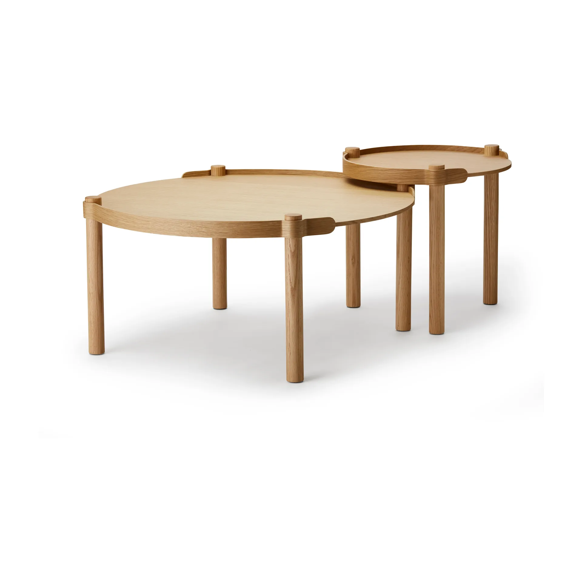 Table Woody Ø45 cm, Chêne Cooee Design