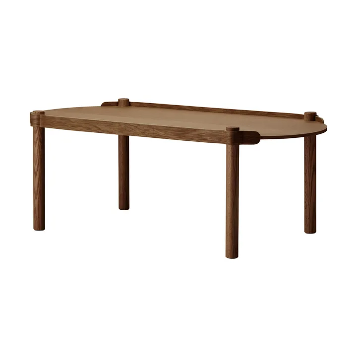 Table Woody 50x105 cm - Chêne foncé teinté - Cooee Design