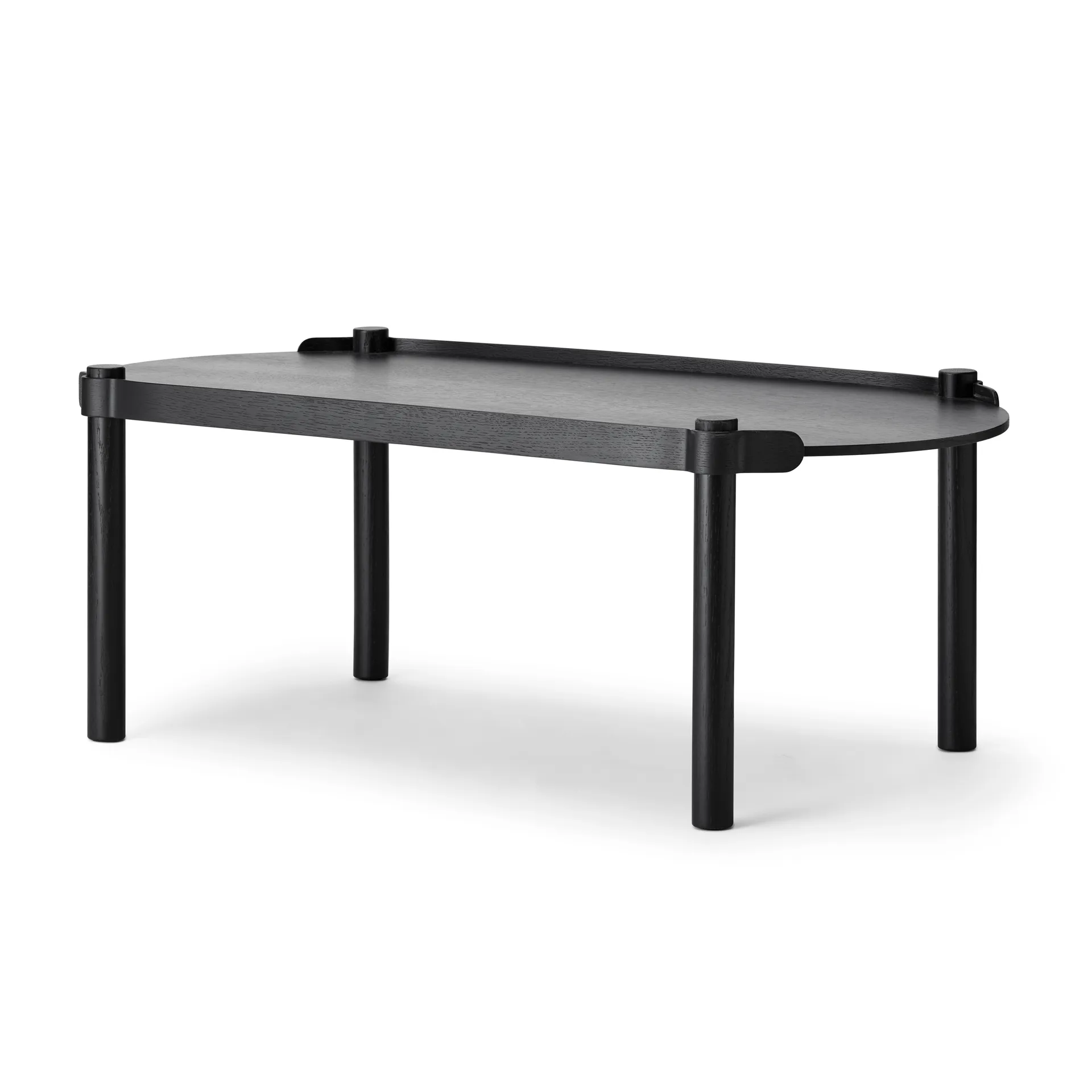 Table Woody 50x105 cm, Chêne teinté noir Cooee Design