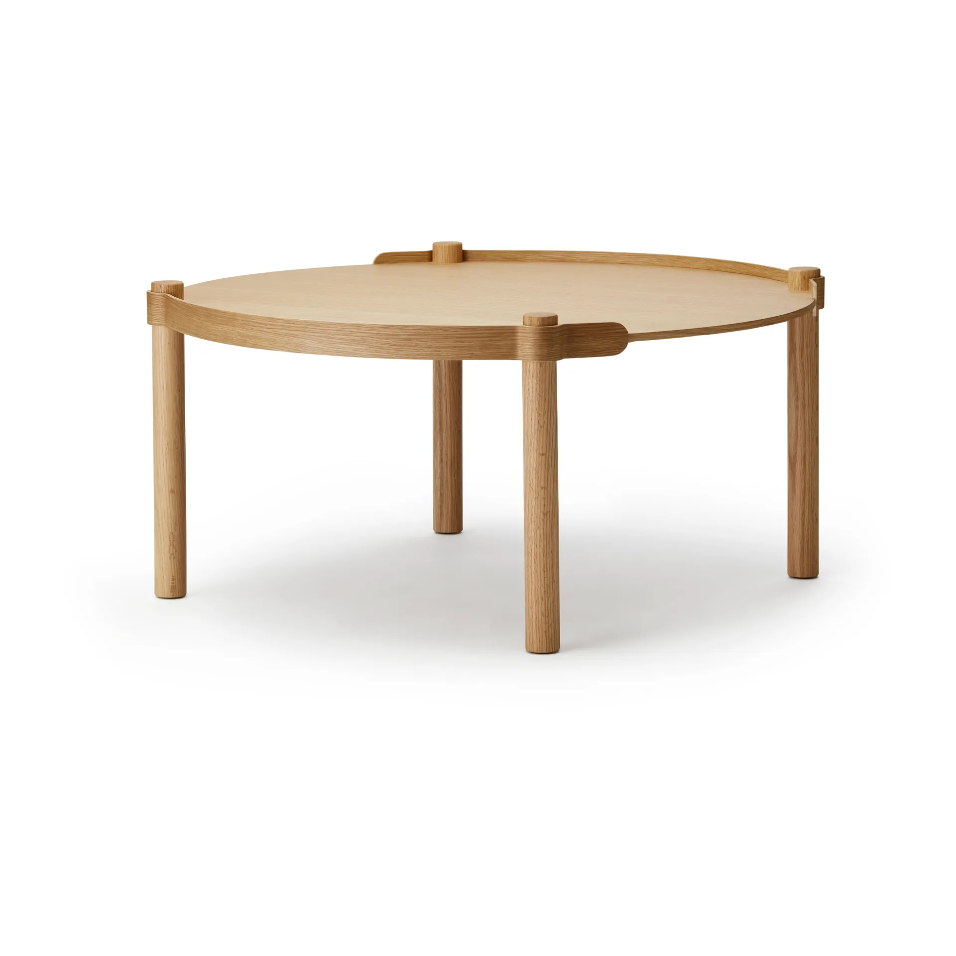 Table Woody Ø80 cm, Chêne Cooee Design