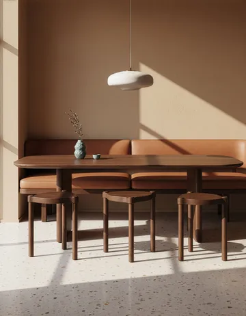 Tabouret Woody - Chêne foncé - Cooee Design