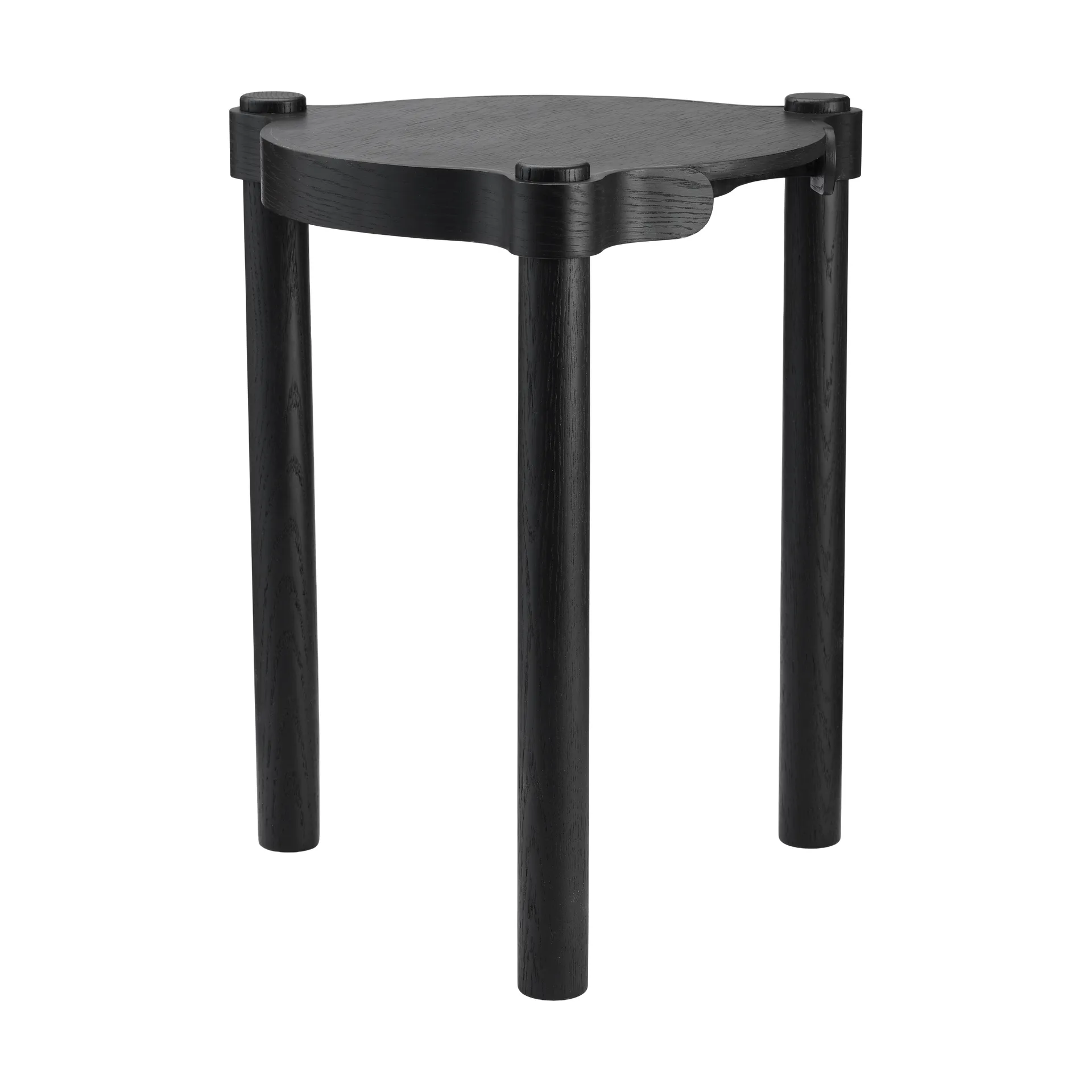 Tabouret Woody, Chêne teinté noir Cooee Design