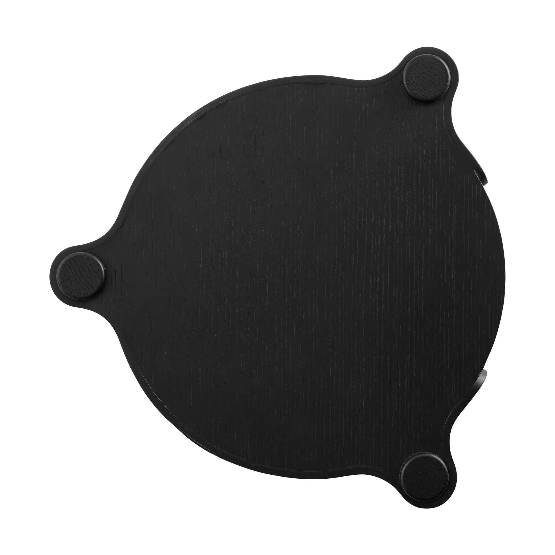 Tabouret Woody, Chêne teinté noir Cooee Design