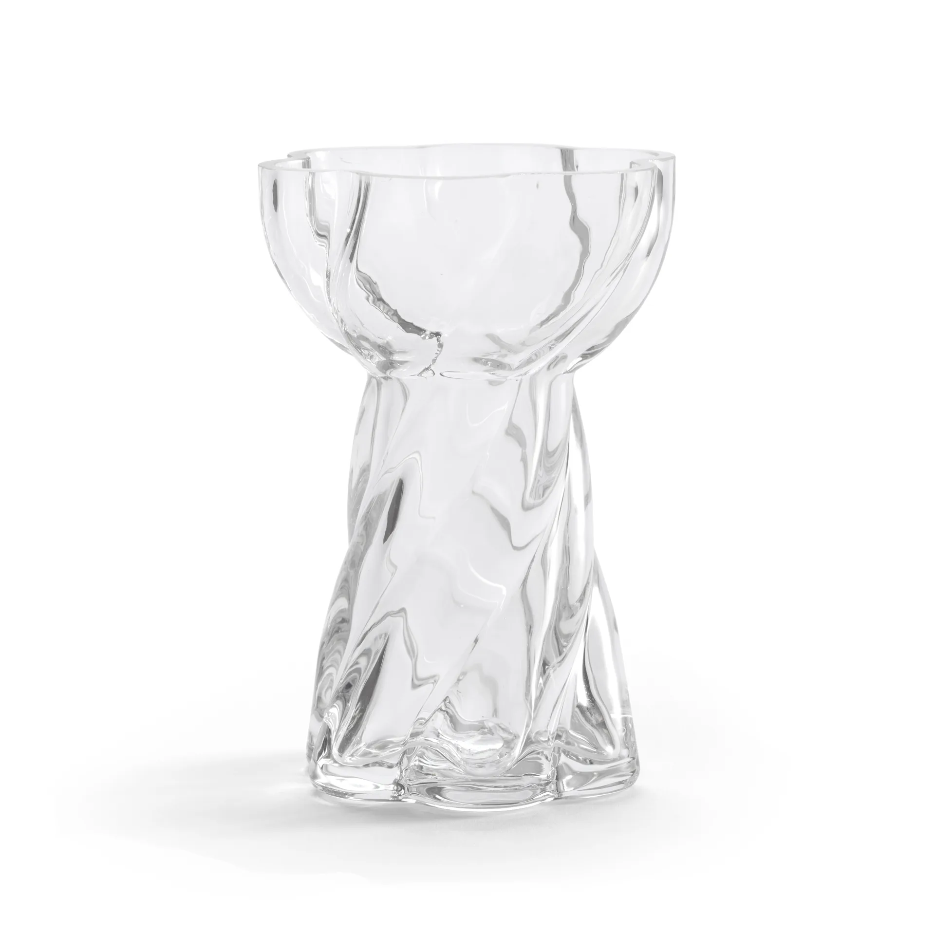 Vase ampoule Twist 12,8 cm, Transparent Cooee Design