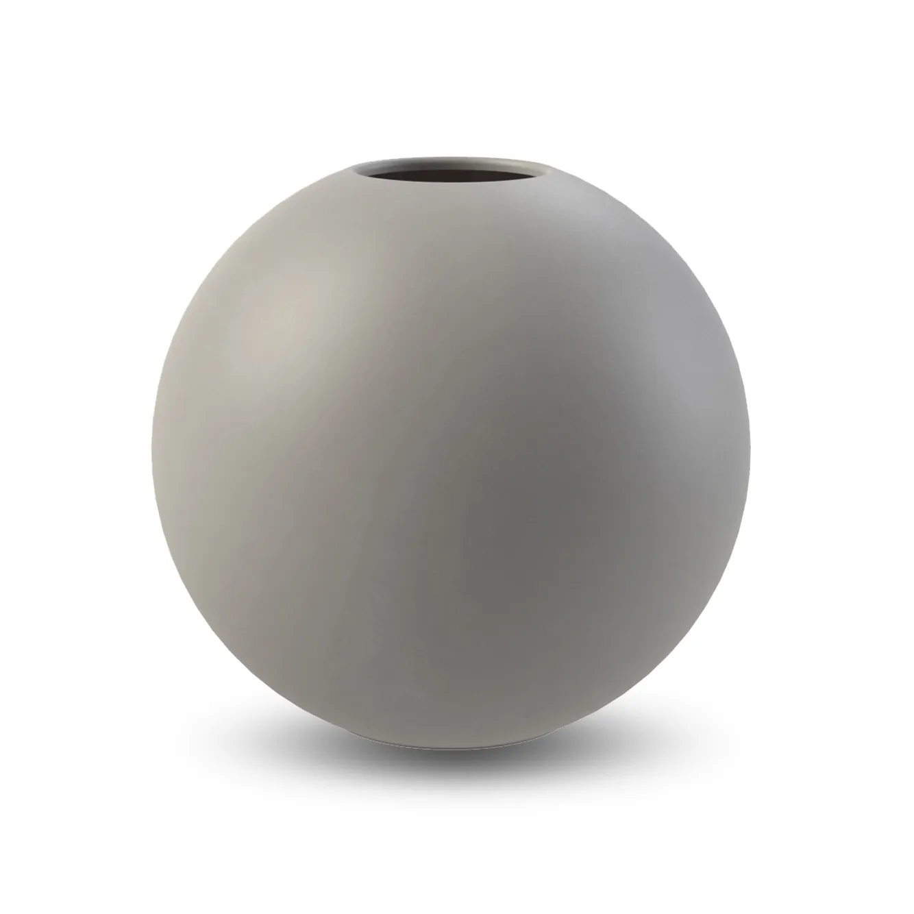 Vase Ball gris, 20 cm Cooee Design