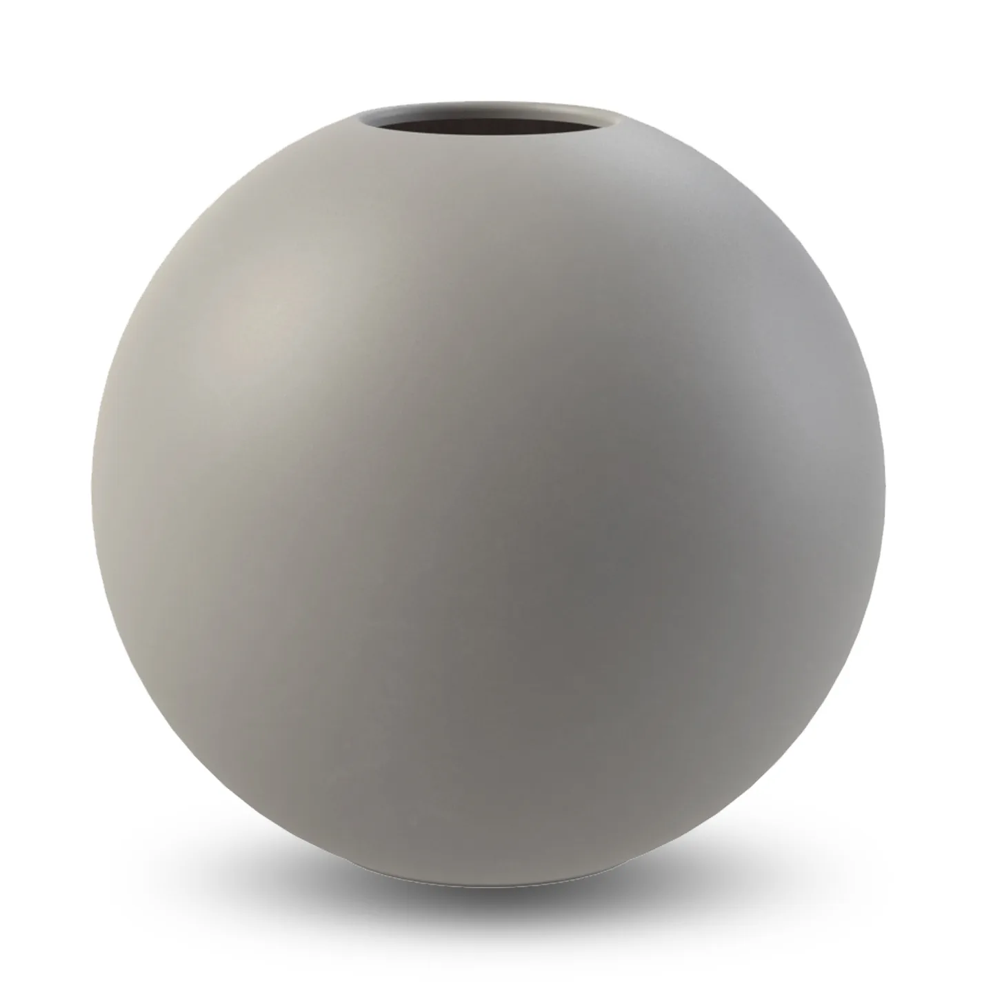 Vase Ball gris, 30 cm Cooee Design