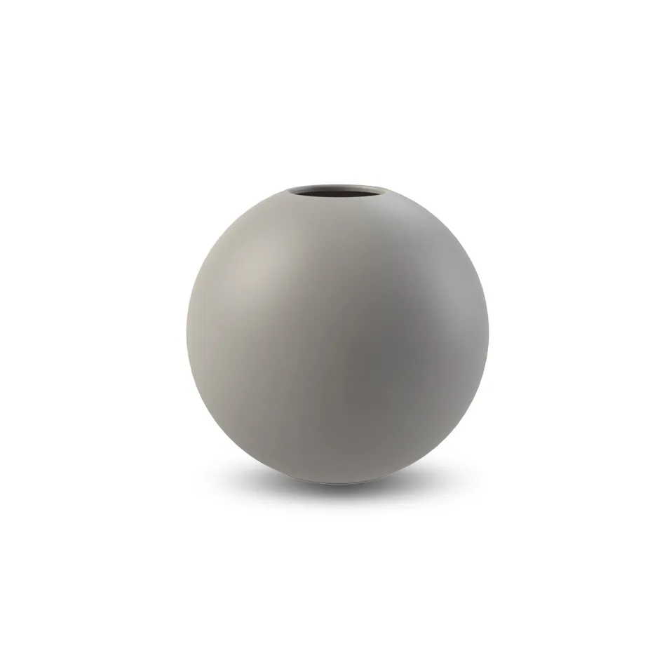 Vase Ball gris, 8 cm Cooee Design