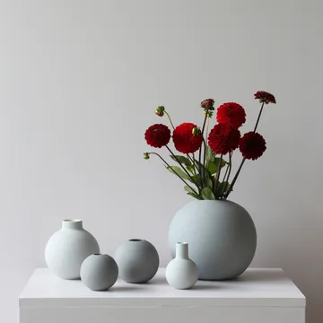 Vase Ball gris - 8 cm - Cooee Design