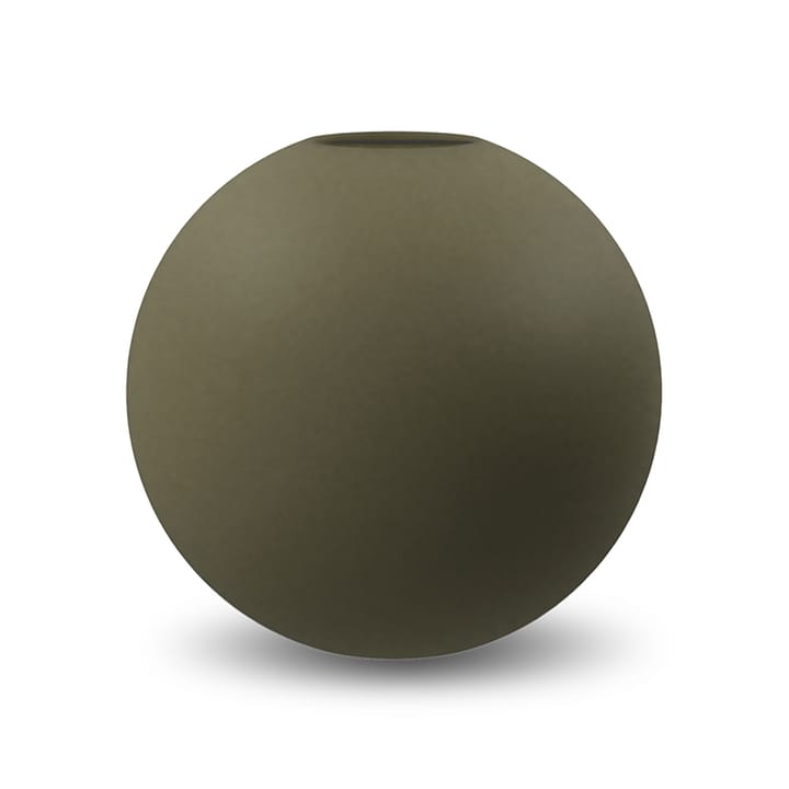 Vase Ball olive - 20 cm - Cooee Design