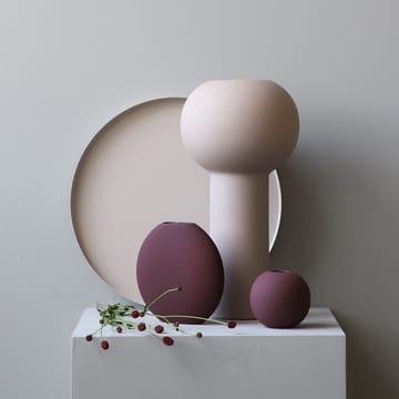 Vase Ball plum - 8 cm - Cooee Design
