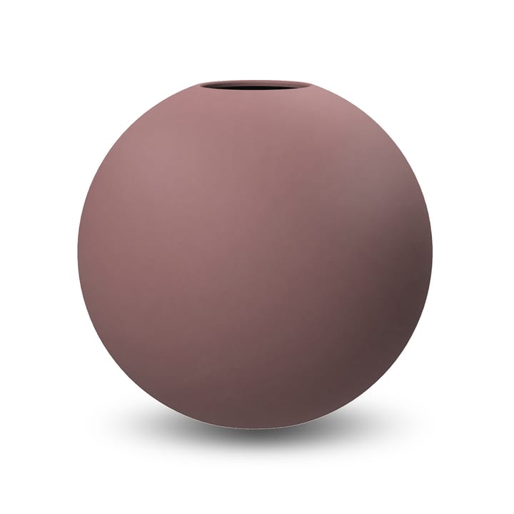 Vase Ball rose cendré - 20 cm - Cooee Design