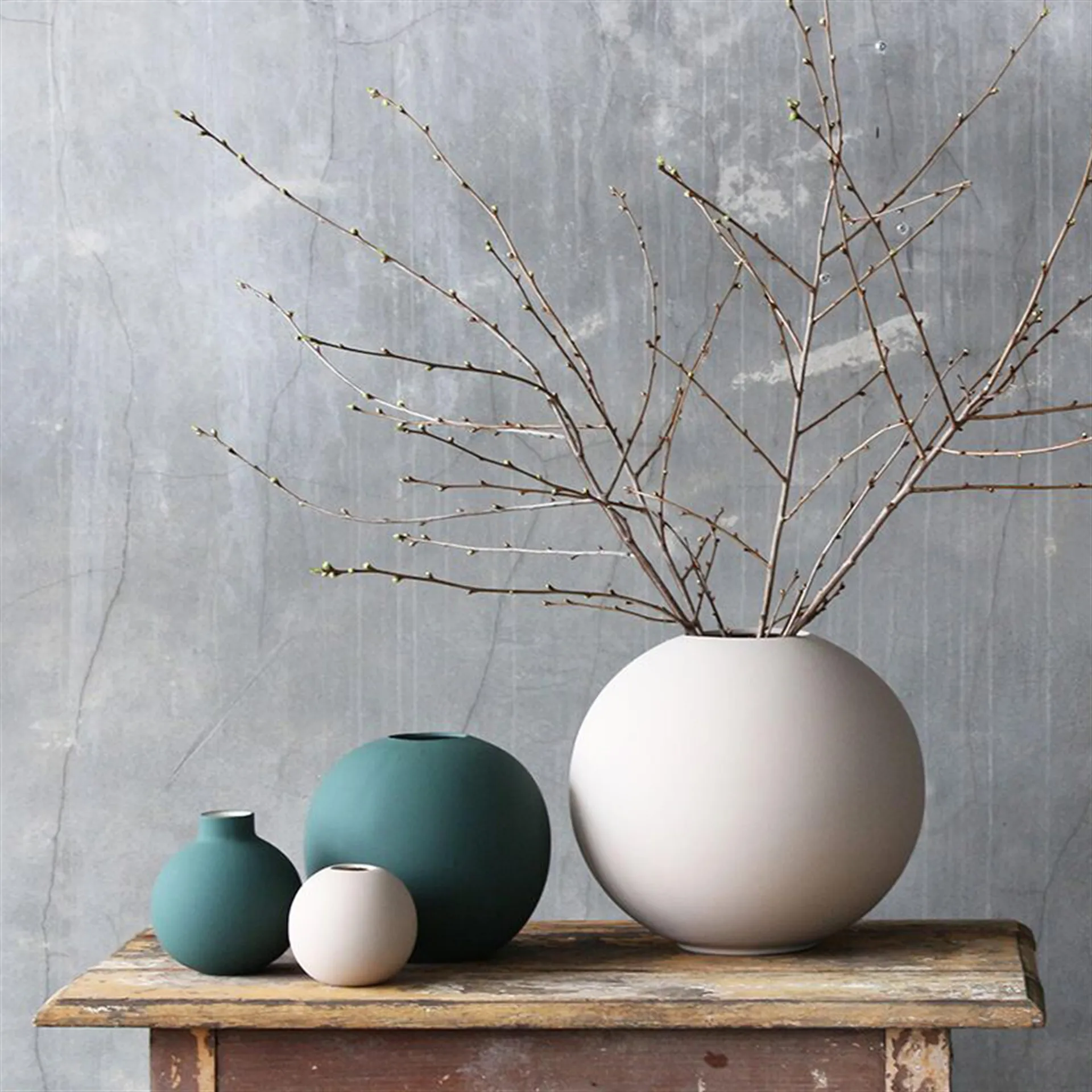 Vase Ball sable, 30 cm Cooee Design