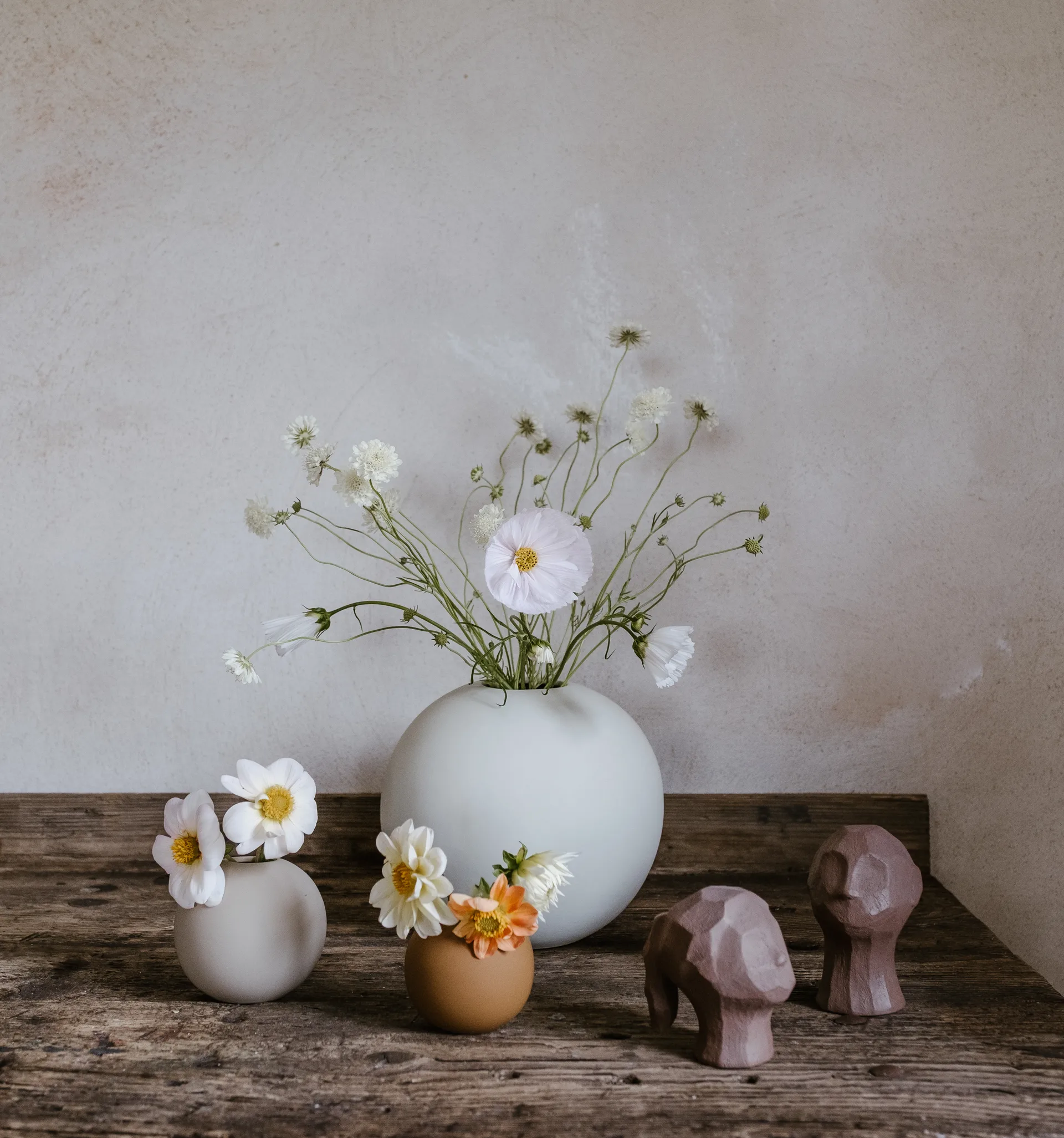 Vase Ball shell, 8 cm Cooee Design