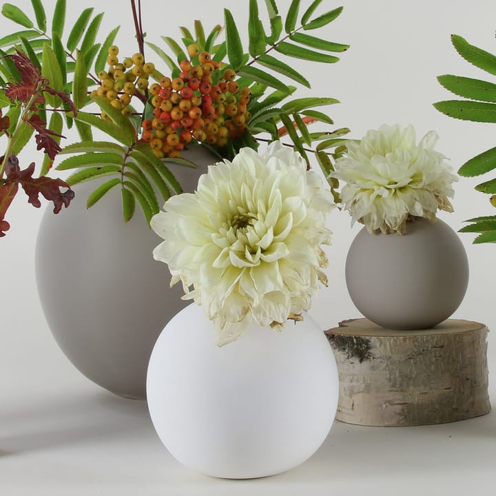 Vase blanc Ball - 10 cm - Cooee Design