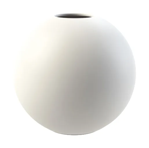 Vase blanc Ball, 8 cm Cooee Design