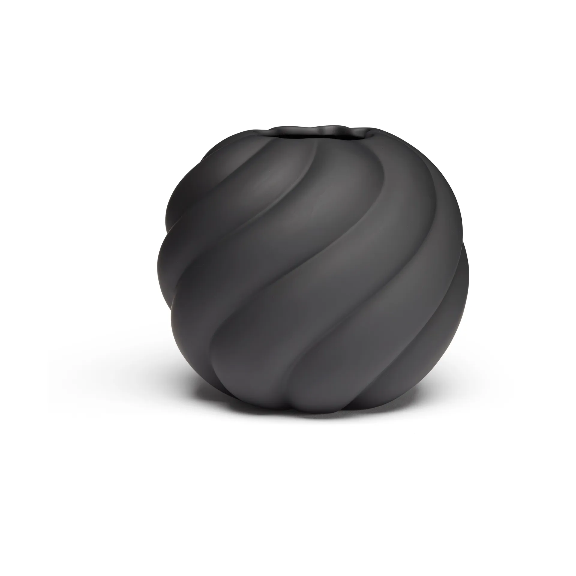 Vase boule Twist 12 cm, Noir Cooee Design