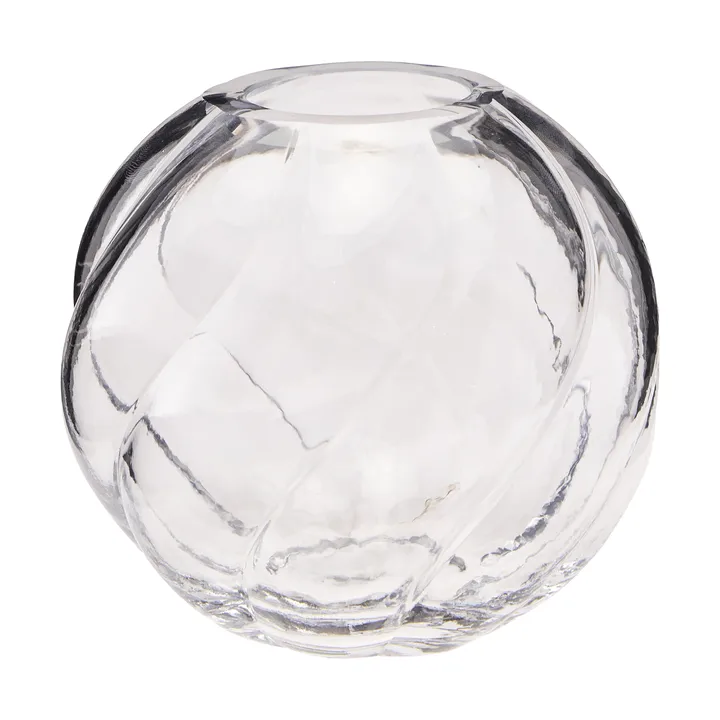 Vase boule Twist 12 cm - Transparent - Cooee Design
