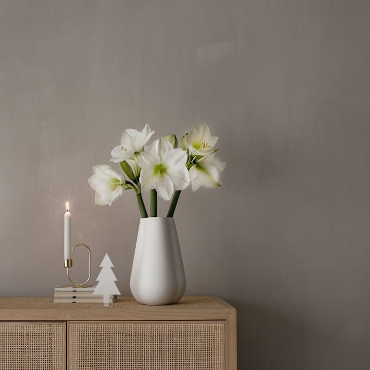 Vase Clover 25cm - White - Cooee Design
