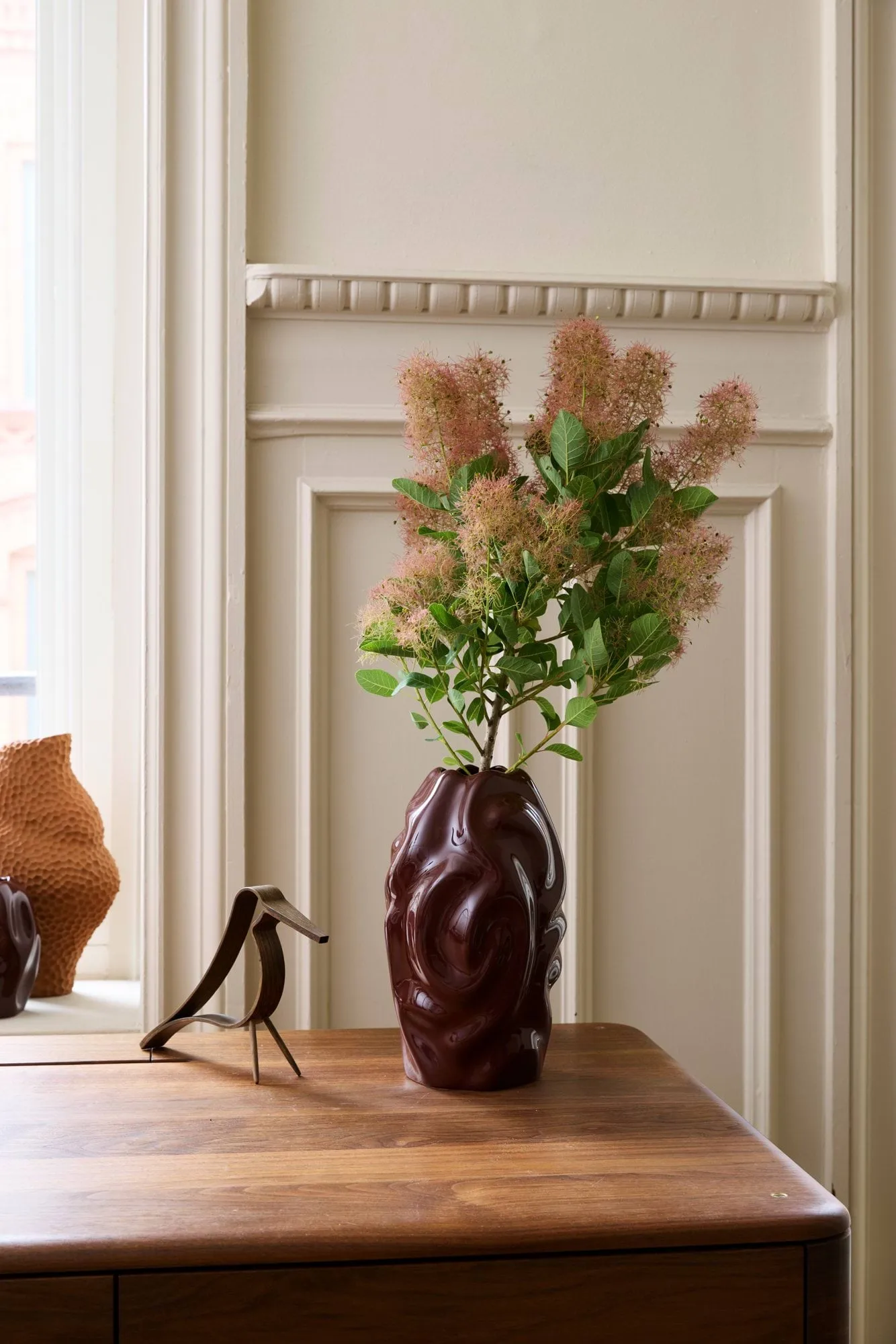 Vase Drift desert 28 cm, Bordeaux Cooee Design