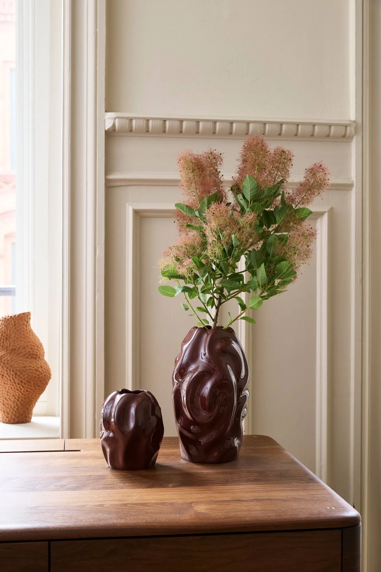Vase Drift desert 28 cm, Bordeaux Cooee Design