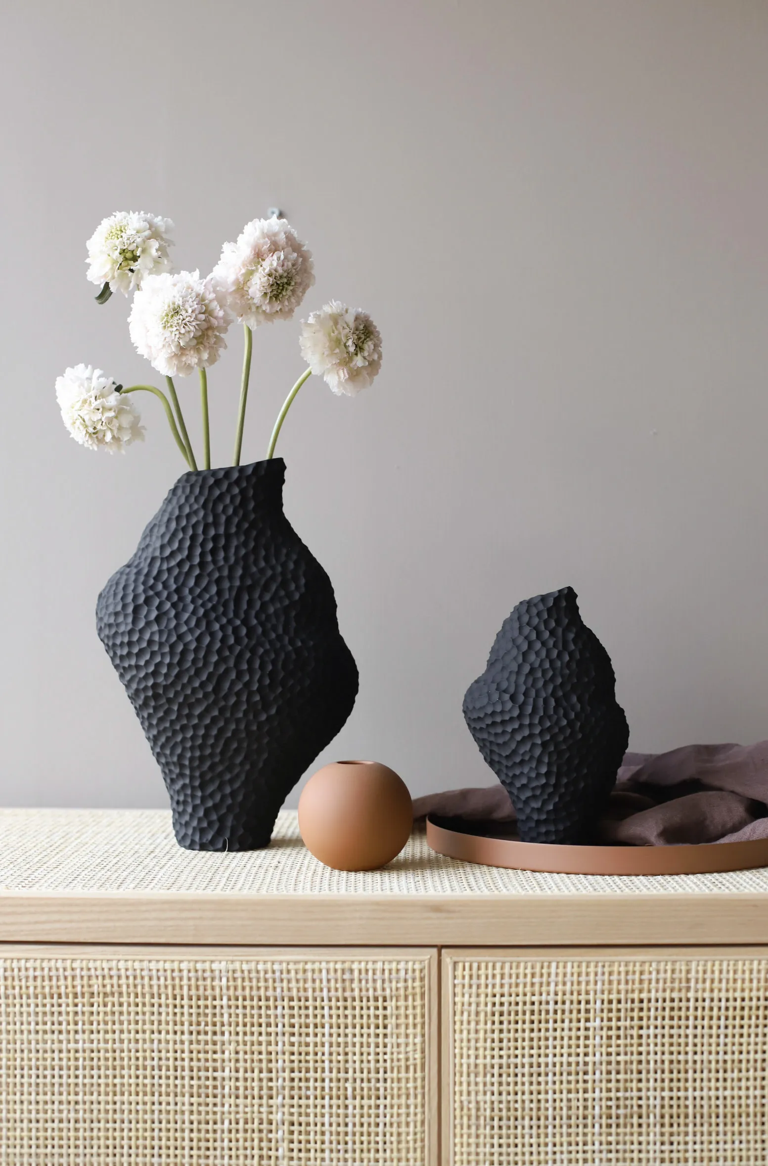 Vase Isla 32 cm, Noir Cooee Design