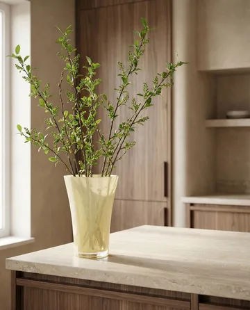 Vase Liliané 28 cm - Butter yellow - Cooee Design