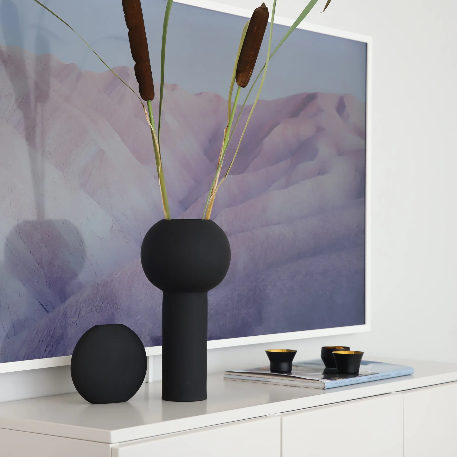 Vase Pastille 15 cm, Black Cooee Design