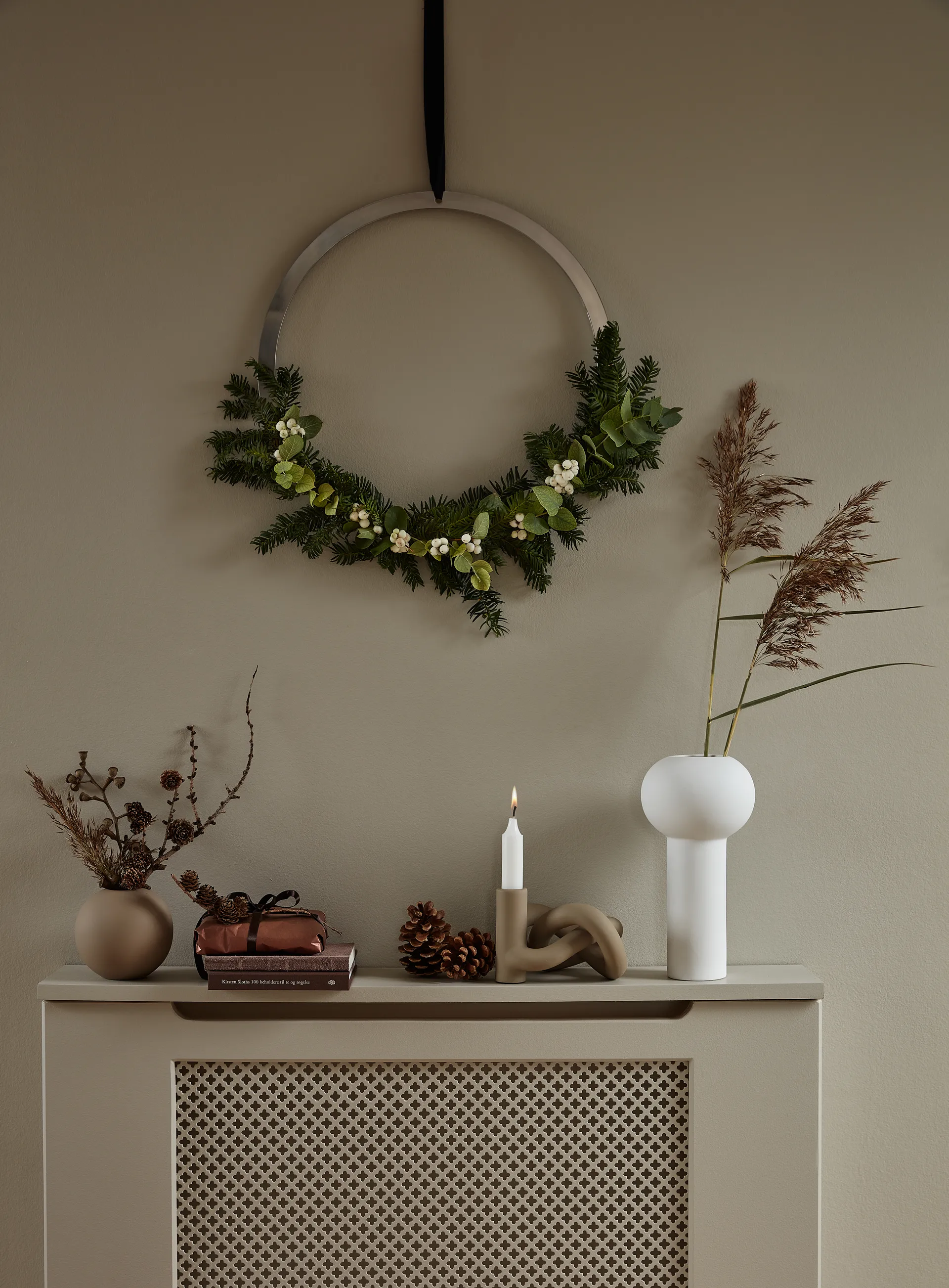 Vase Pillar 24 cm, Blanc Cooee Design