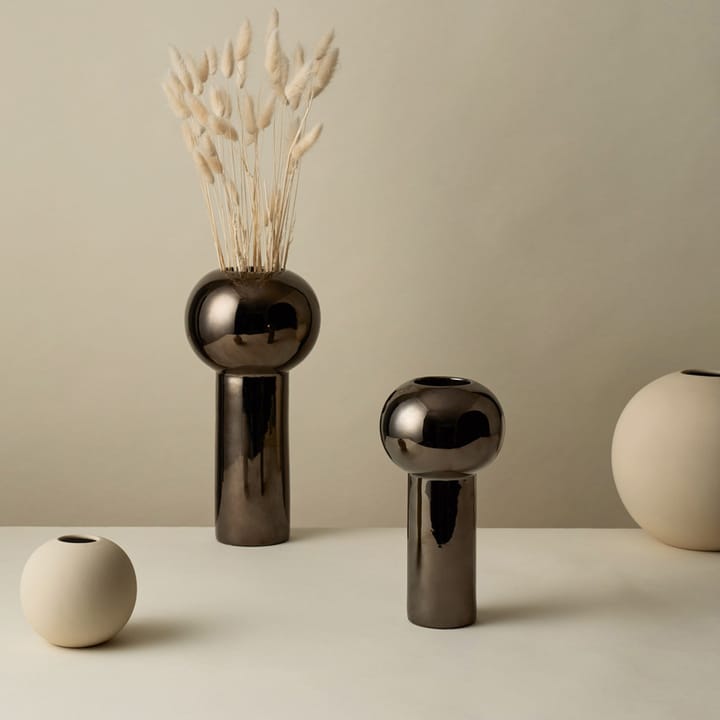 Vase Pillar 24 cm - Dark Silver - Cooee Design