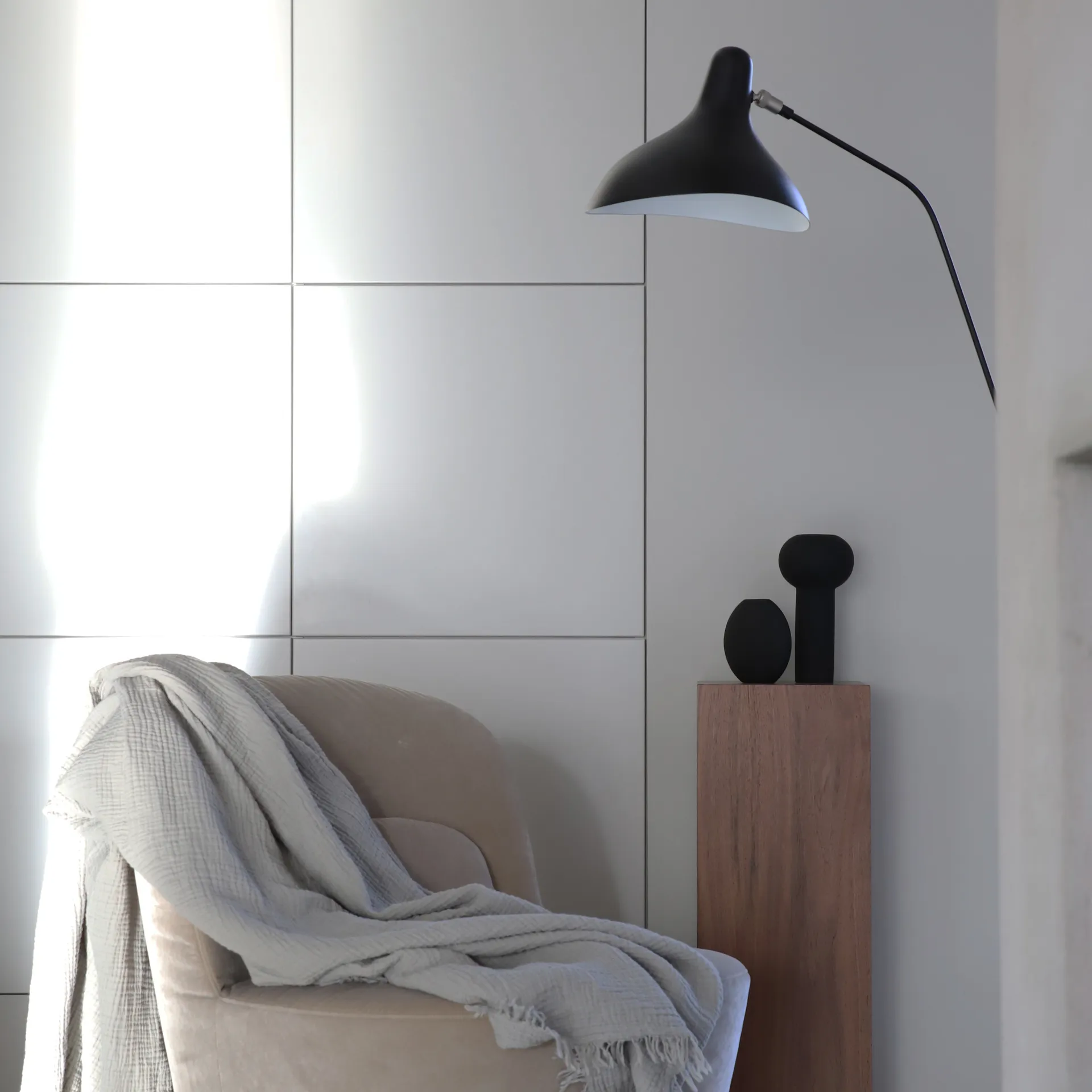 Vase Pillar 24 cm, Noir Cooee Design