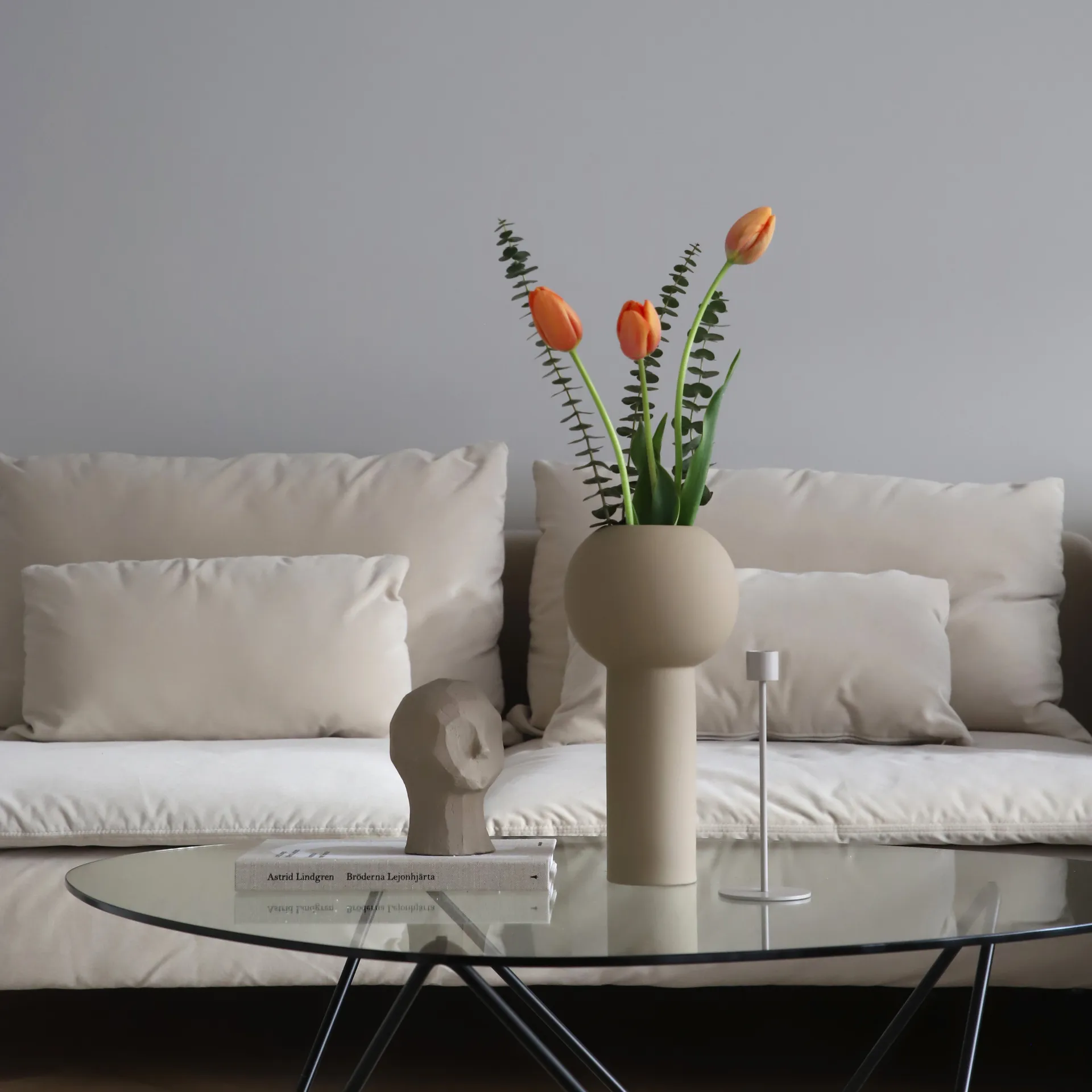 Vase Pillar 32 cm, Sable Cooee Design