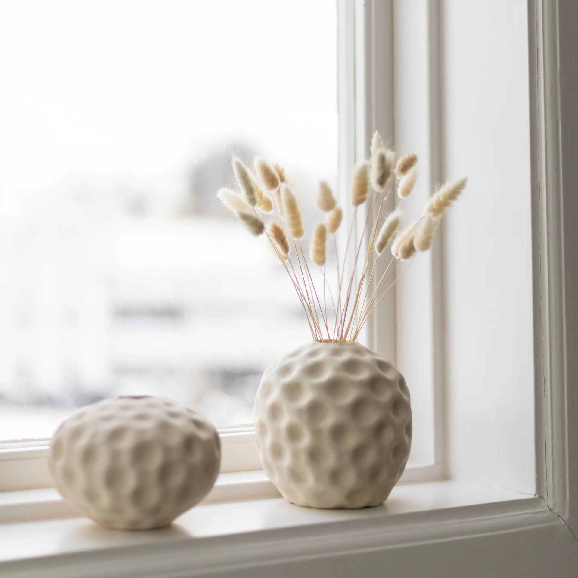 Vase Seedpod 14 cm, Vanilla Cooee Design