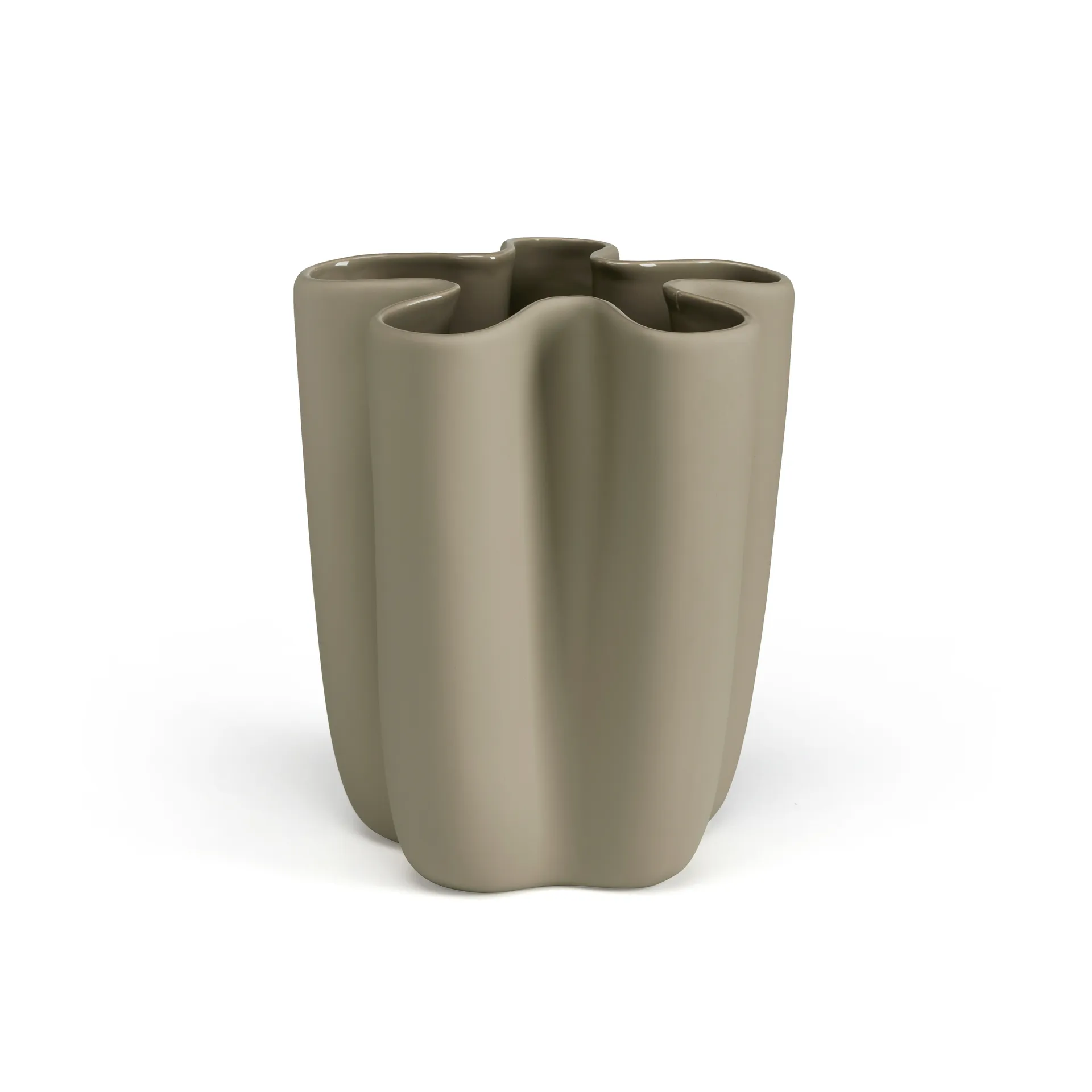 Vase Tulipa sand, 20 cm Cooee Design