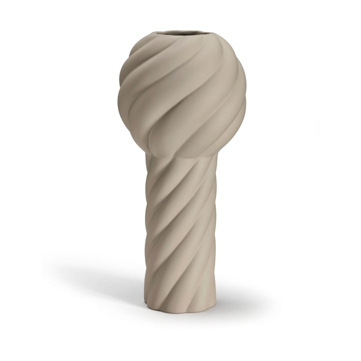 Vase Twist pillar 34 cm - Sand - Cooee Design